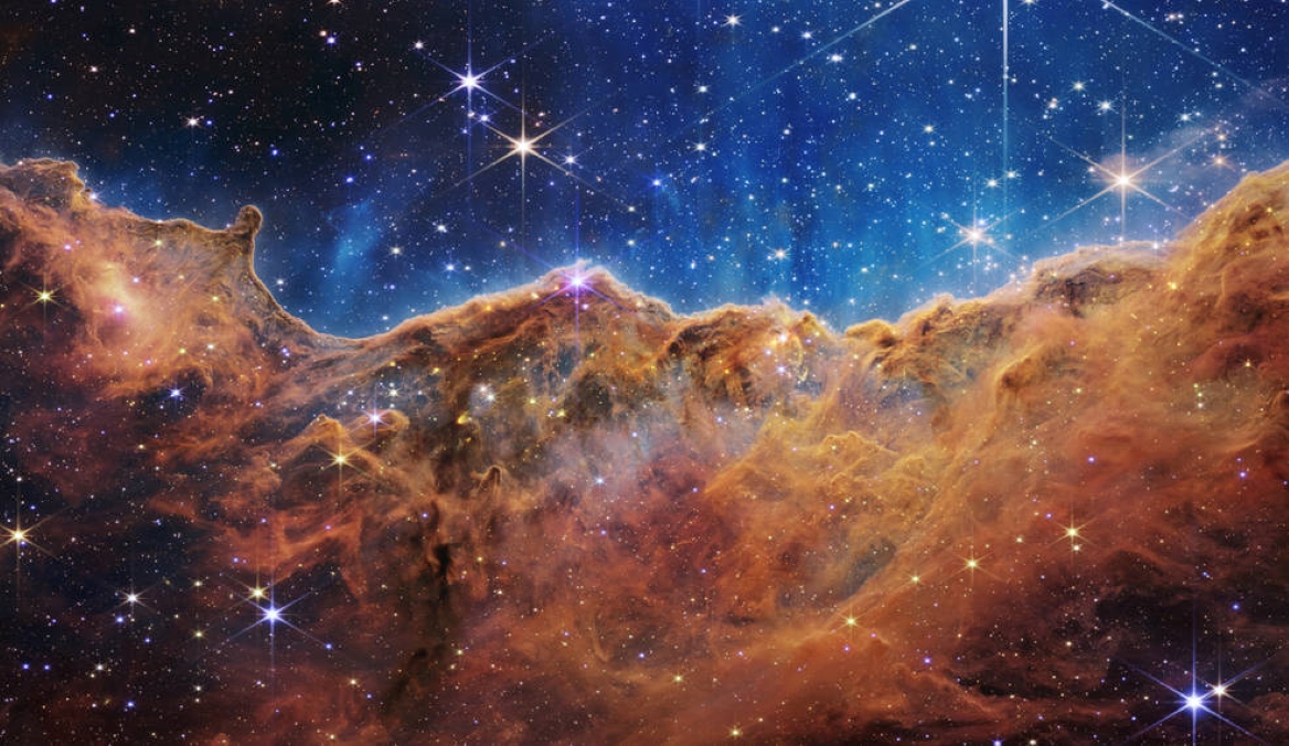 The Carina Nebula as captured by the James Webb Space Telescope