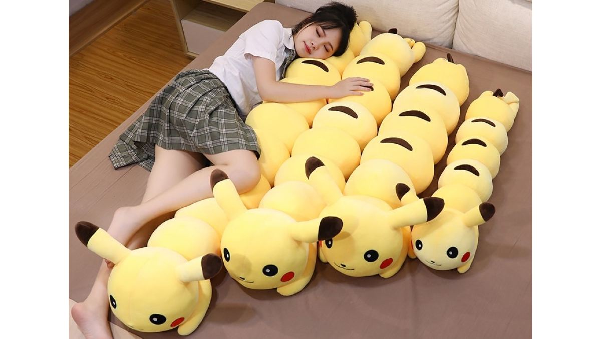 Relax With Pikachu Body Pillows That Look Like Caterpillars Nerdist