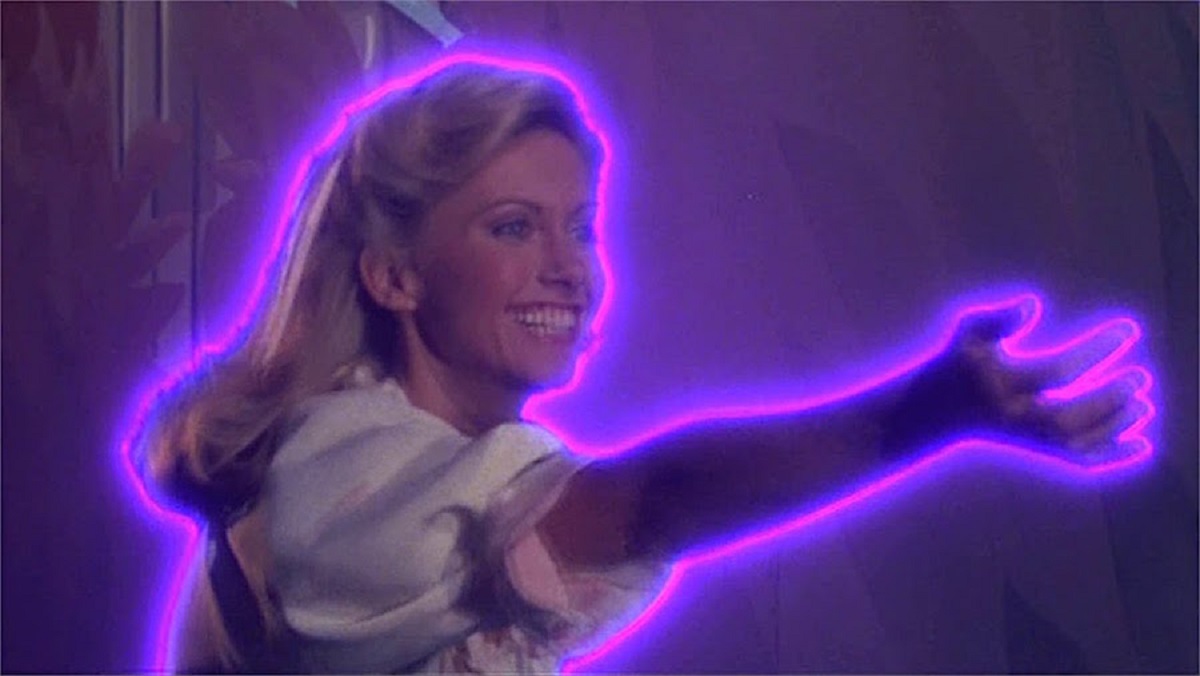 Olivia Newton John as the mythical muse Kira in Xanadu.