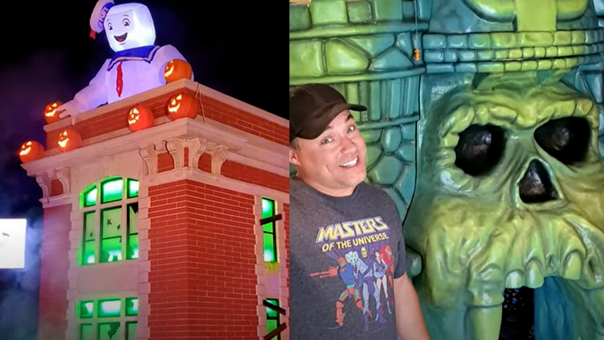 Ghostbusters and He-Man custom playsets from YouTuber Hollywood Haunter.