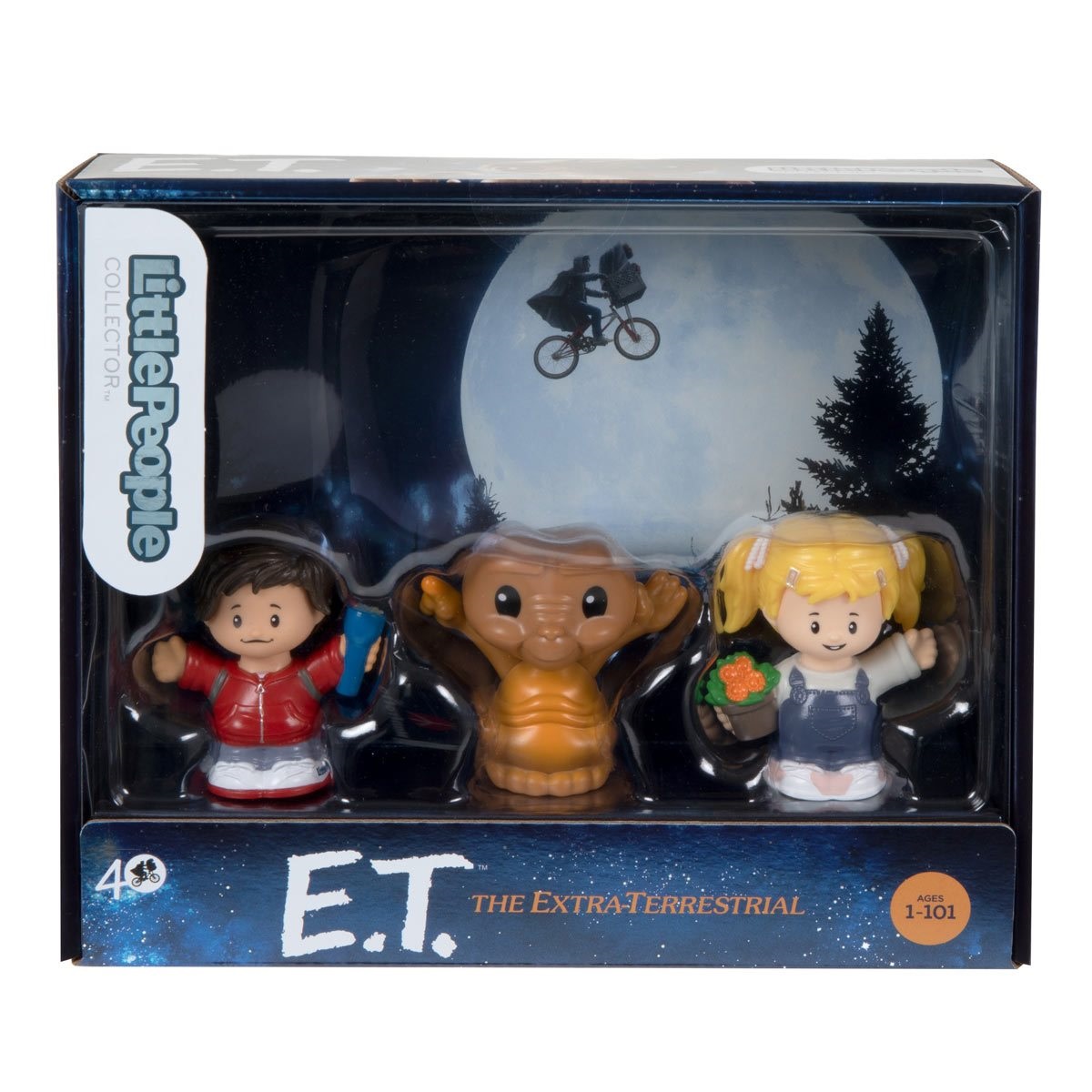 E.T. Fisher-Price Little People set front packaging.