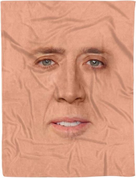 Nicolas Cage's Face Stretched Out Makes for One Disturbing Blanket