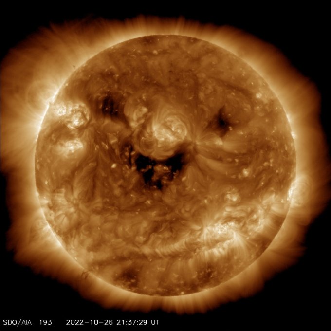 NASA's Smiling Sun Photo Is Actually a Bit Ominous Nerdist