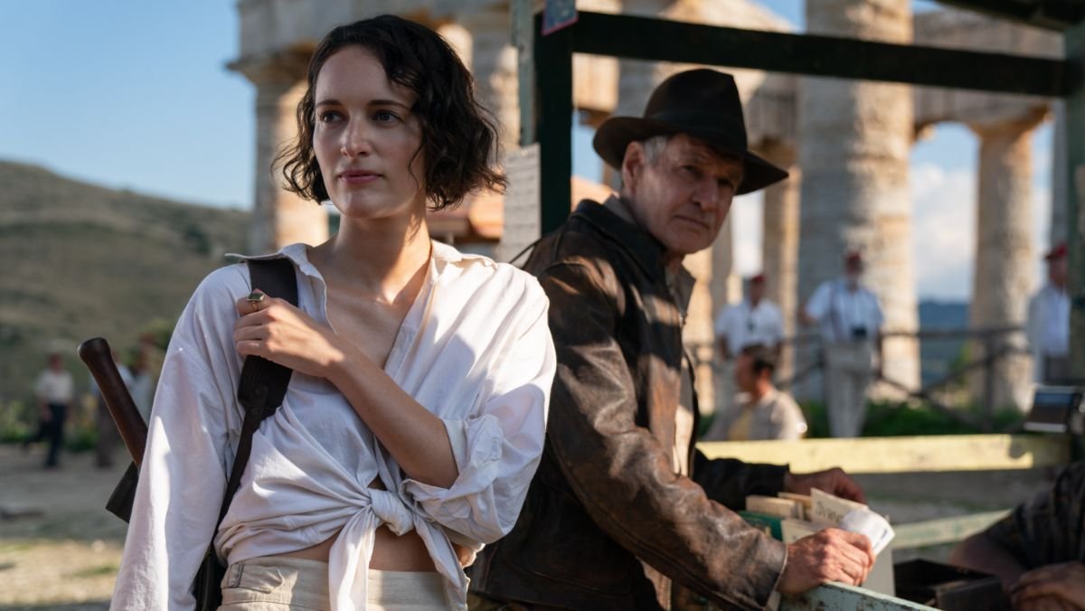 Phoebe Waller-Bridge and Harrison Ford as Indiana Jones and Helena (1)