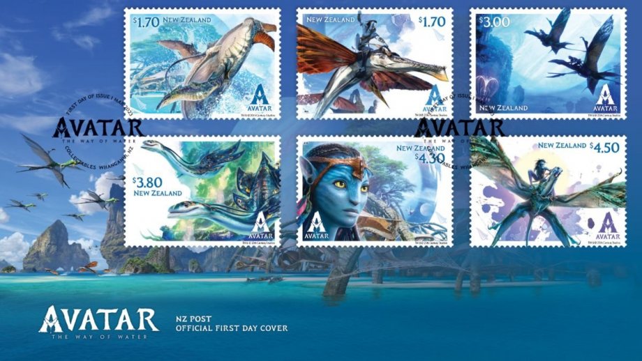 NZ Post AVATAR Stamps Capture Full Beauty of THE WAY OF WATER Nerdist
