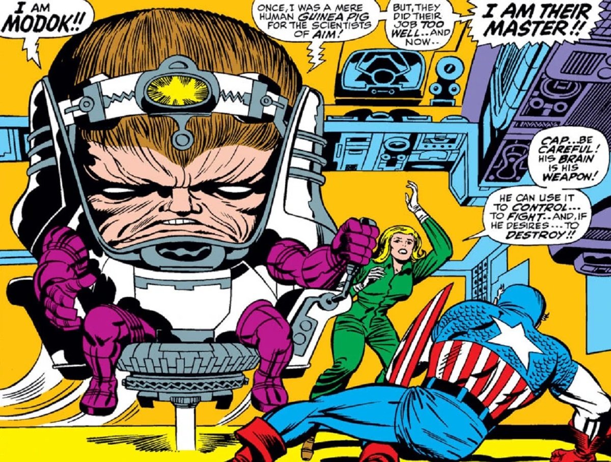 The origin of M.O.D.O.K. in the Silver Age of Marvel Comics.