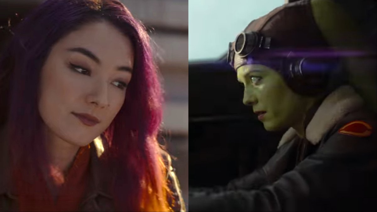 Ahsoka trailer bring Star Wars rebels characters Sabine Wren and Hera Syndull to live action