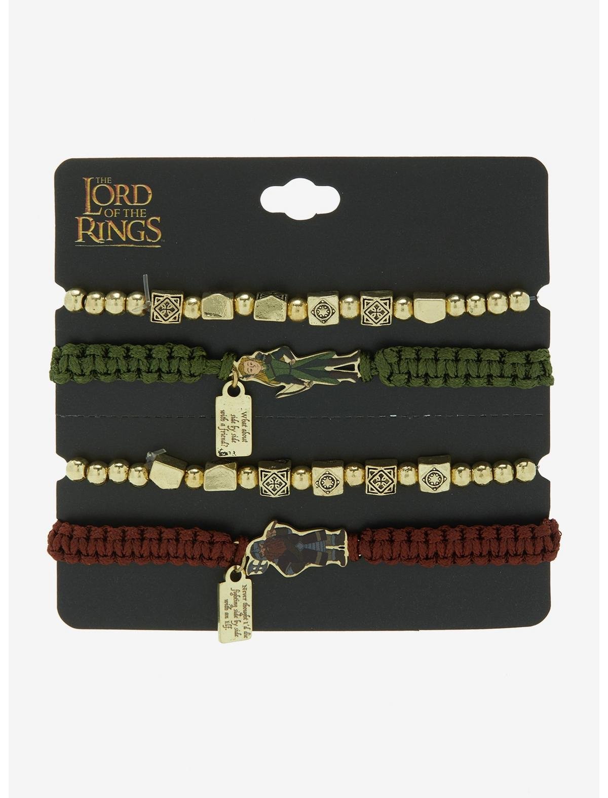 Box Lunch Earth Day Lord of the Rings bracelets