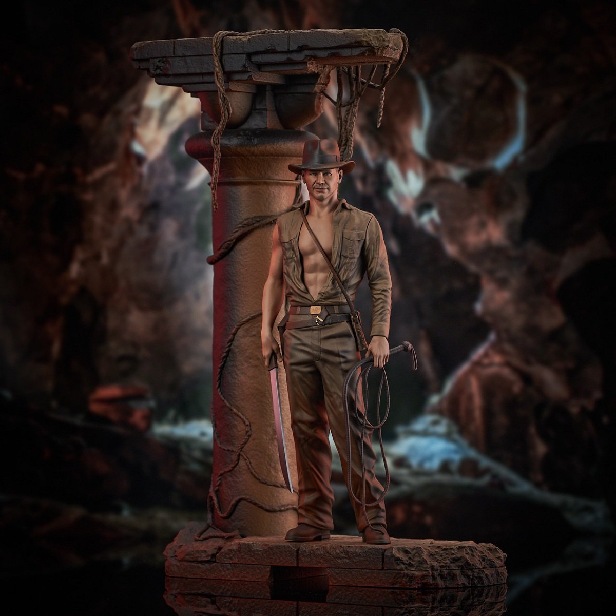 Indiana Jones and the Temple of Doom Gentle Giant statue front view