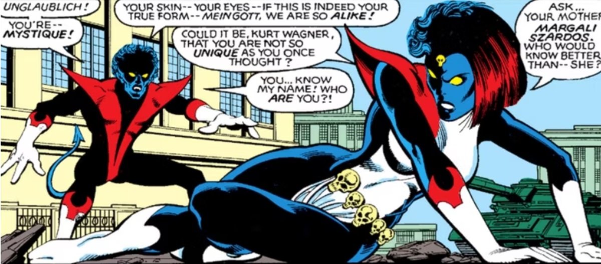 Mystique And Nightcrawler Mystique Reveals She s Nightcrawler s Mother