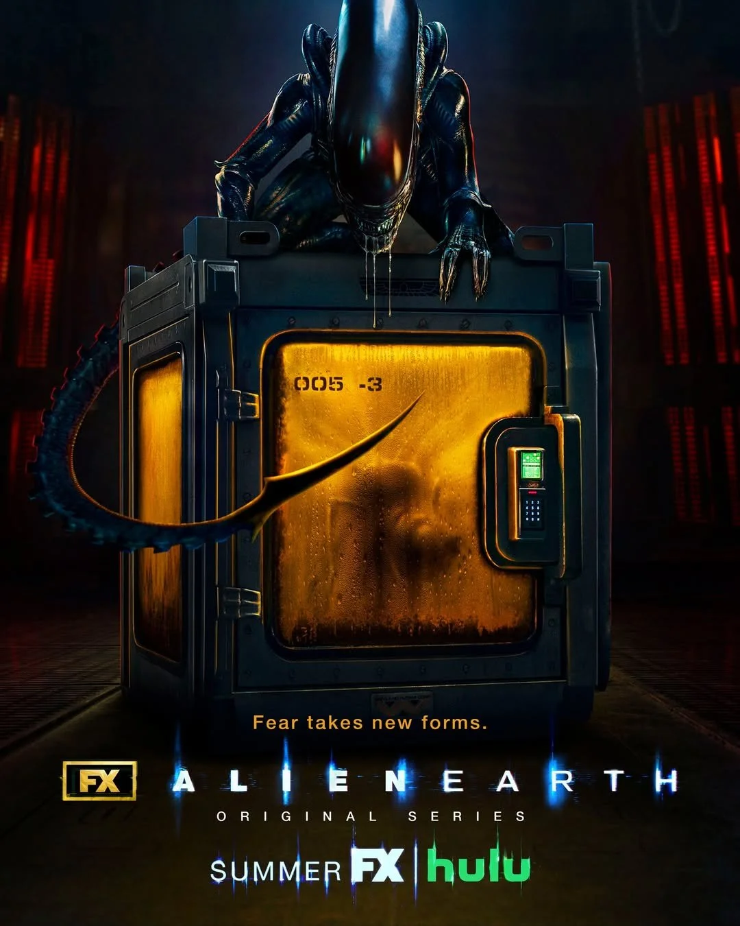 alien earth poster new species of monster