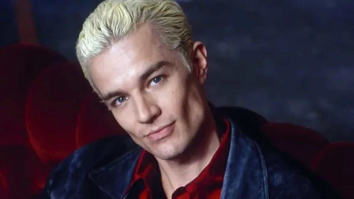 James Marsters as the vampire Spike from Buffy the Vampire Slayer and Angel.