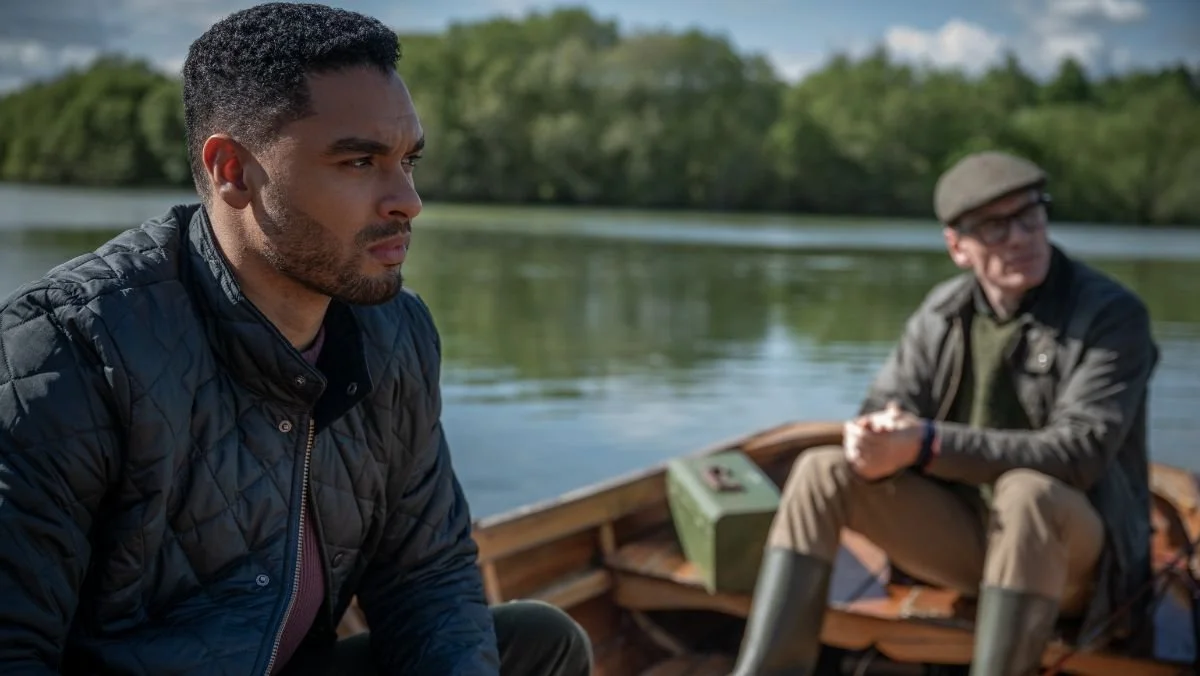 Black Bag 4 (1) - Michael Fassbender and Rene Jean-Page on a boat