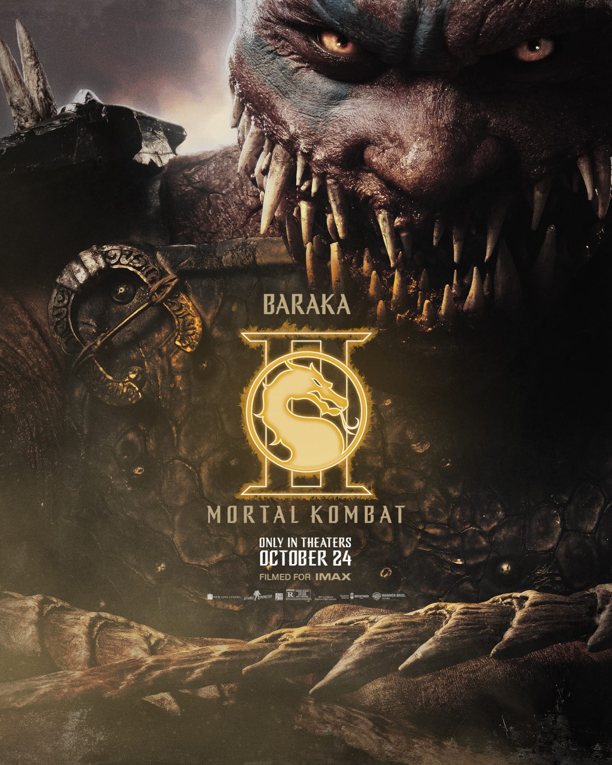 mortal kombat 2 poster baraka