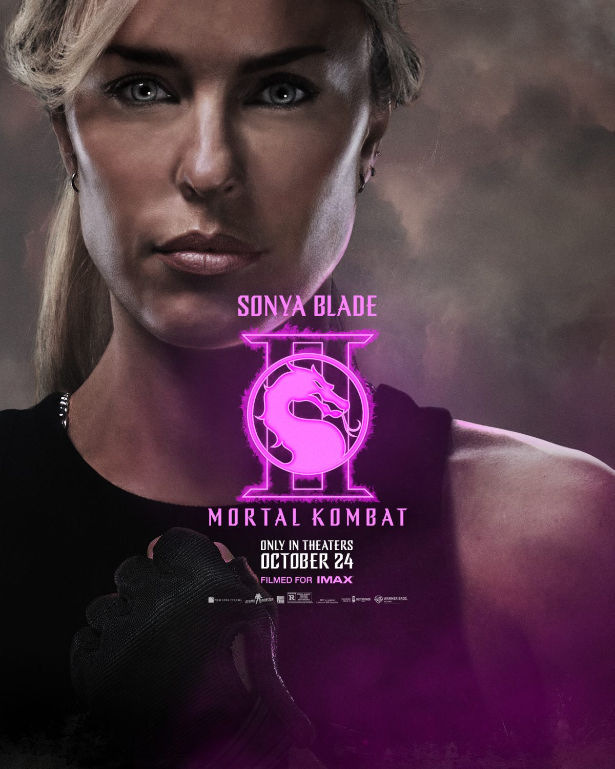 mortal kombat 2 poster sonya blade