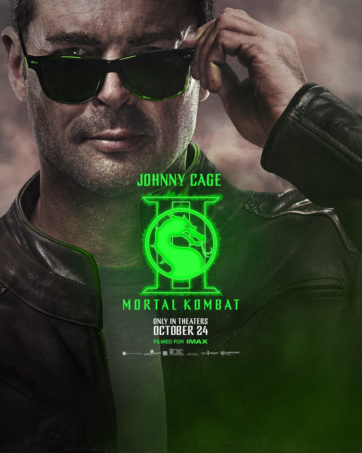 mortal kombat 2 poster johnny cage