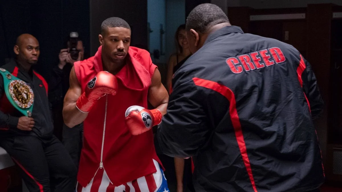 image of adonis creed training at delphi gym in creed ii