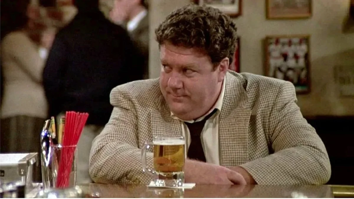 George Wendt as Norm Peterson on Cheers.