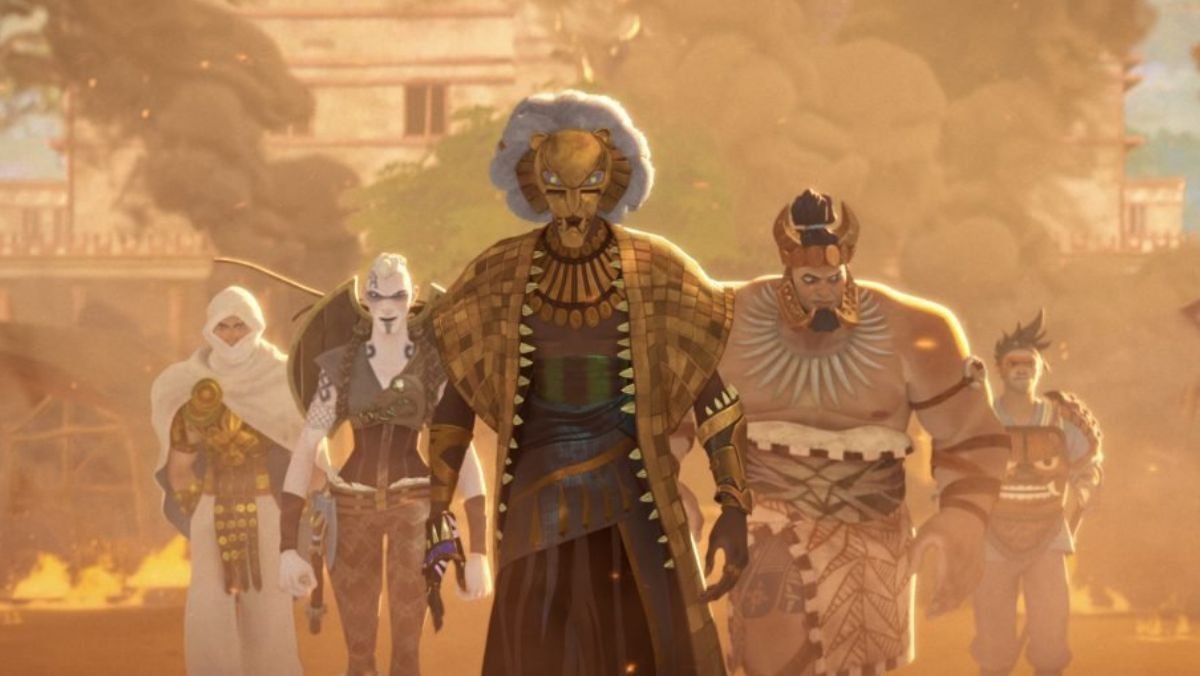 image of an ancient police force in eyes of wakanda