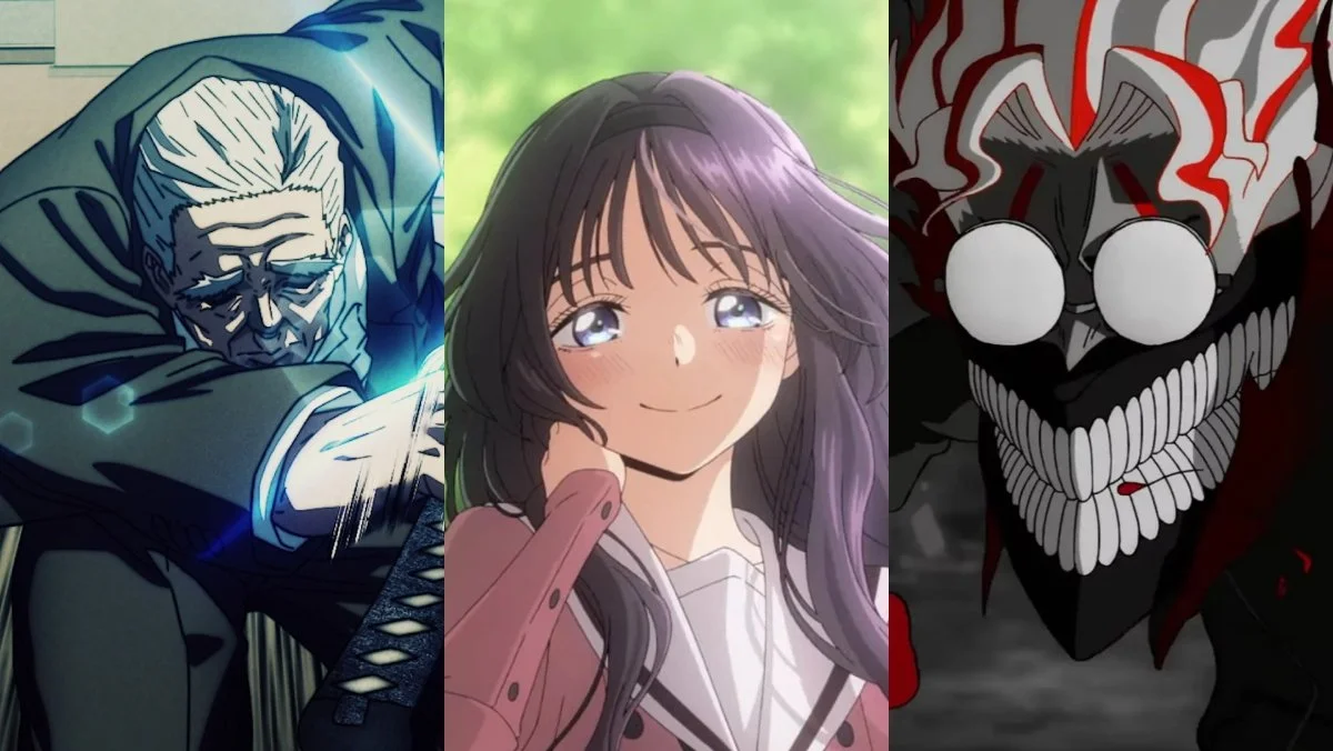 images of summer anime like dandadan, sakamoto days part 2, etc.