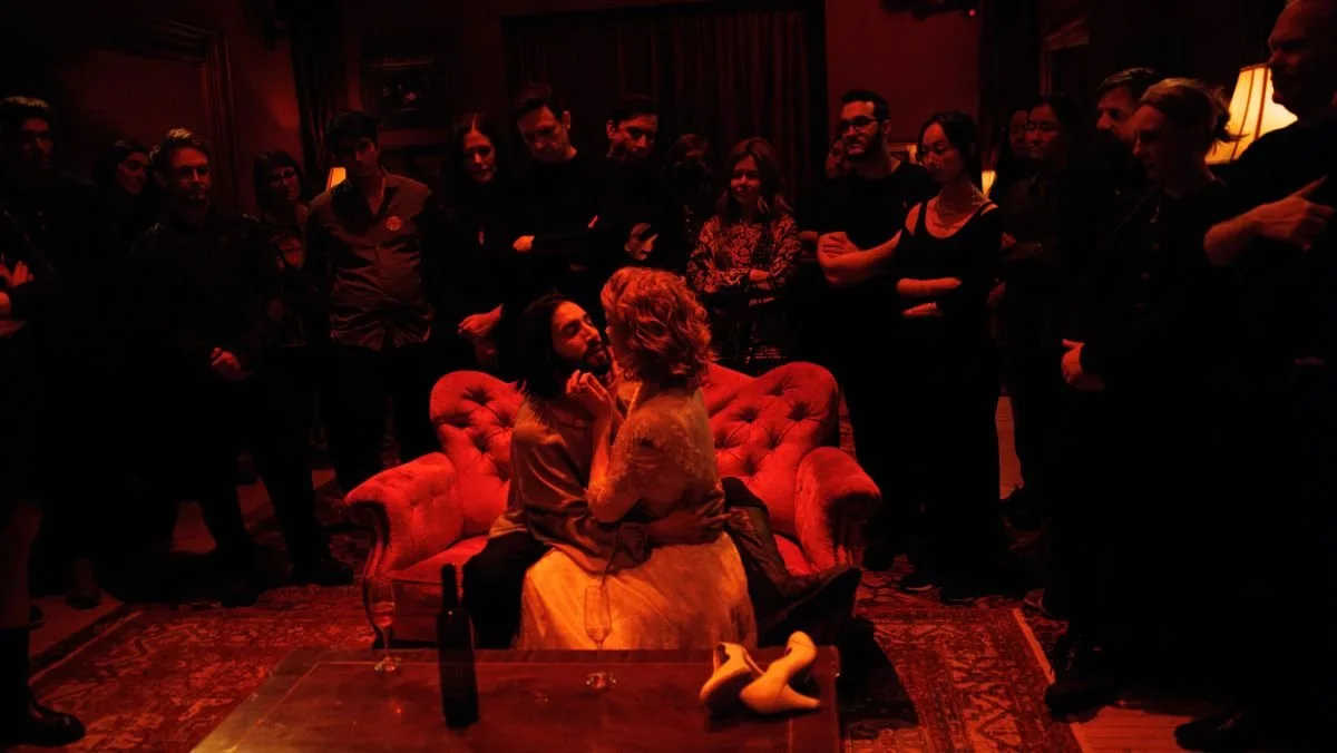 Jake Ryan Lozano and Zina Zinchenko in the 2025 NYC production of THE DEATH OF RASPUTIN - Photo by Maria Baranova (1)