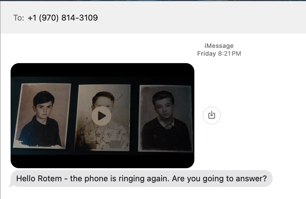 The Black Phone 2 scary text message
