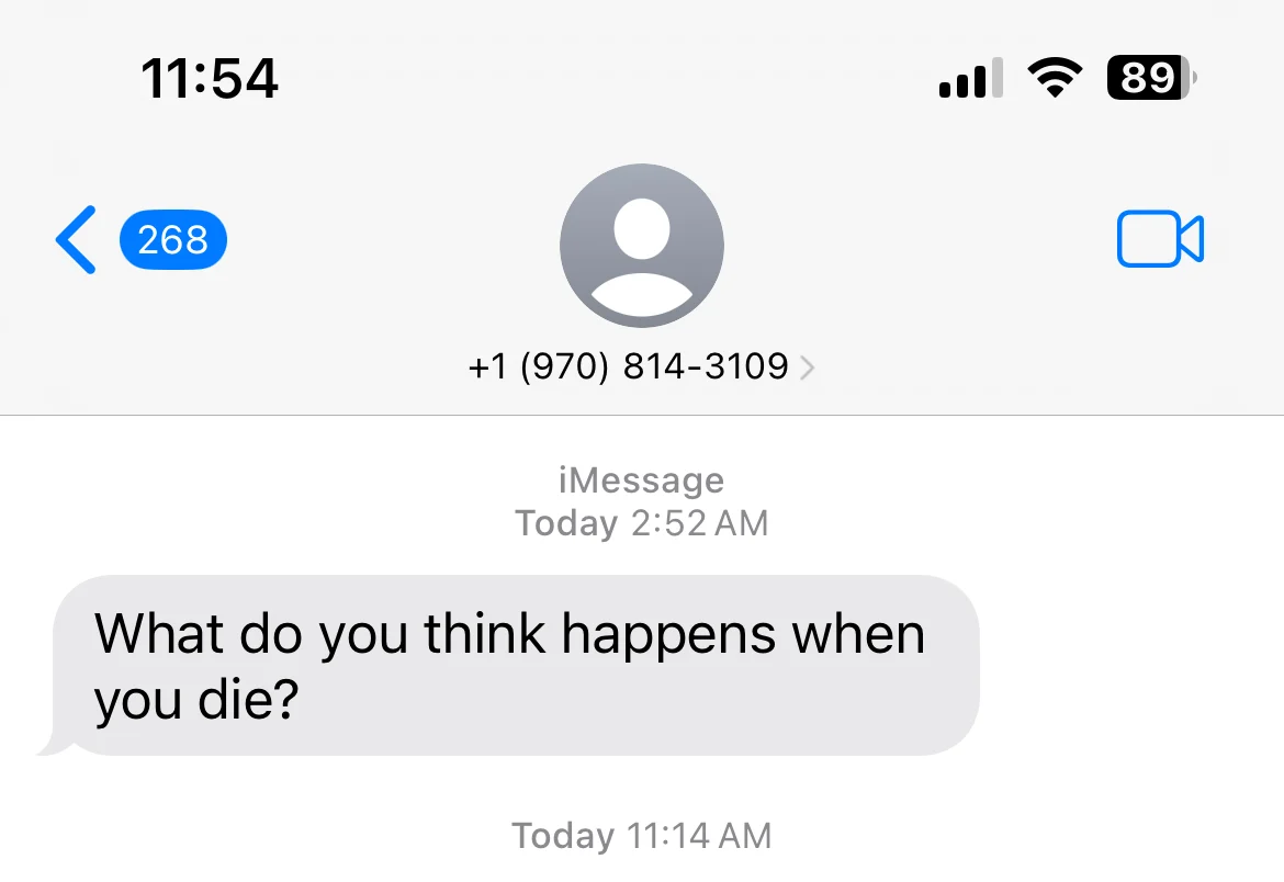 black phone 2 creepy text