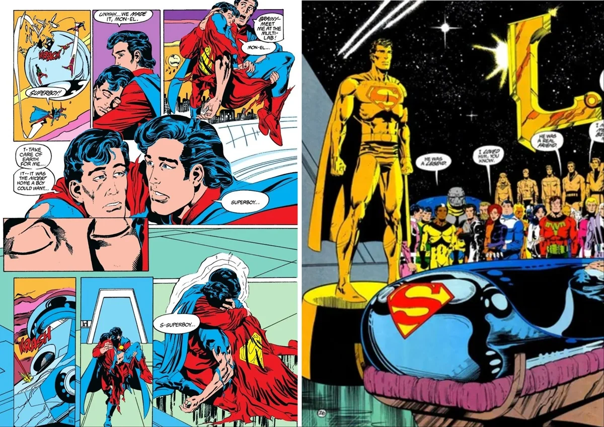 Superboy from the Pocket Universe dies in the pages of Legion of Super-Heroes.