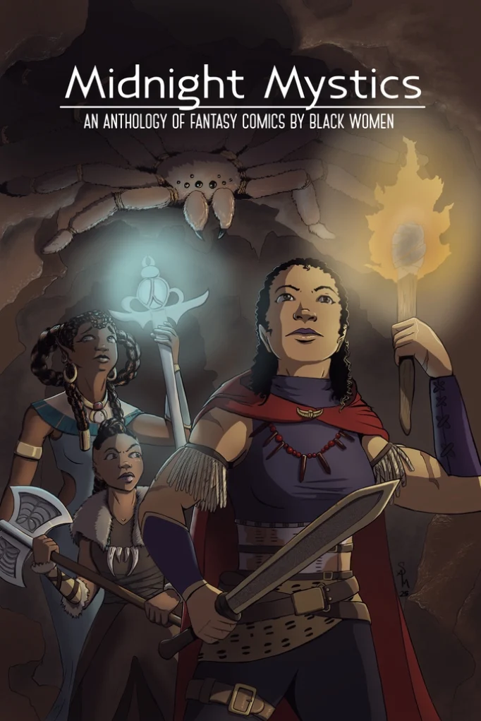 image of midnight mystics comics anthology cover