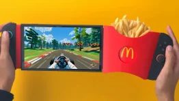 Gamer Creates a French Fry Holder That Attaches to a Nintendo Switch 2