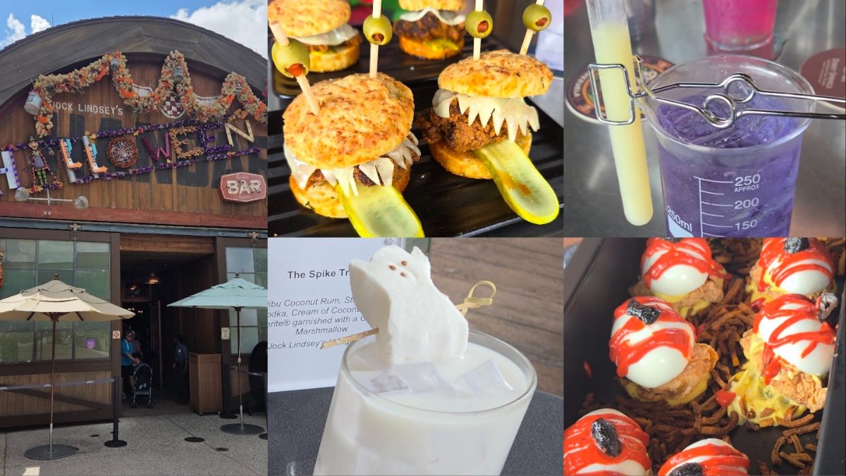 We Tried EVERYTHING on Jock Lindsey’s Hangar Bar's Halloween Menu at Disney Springs