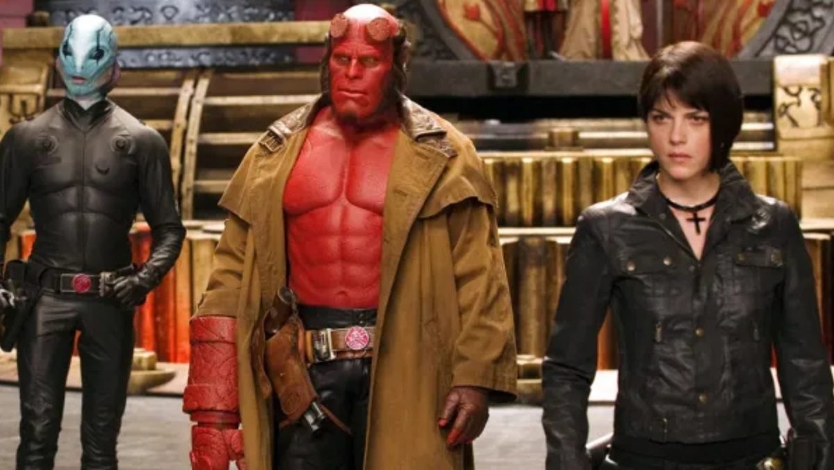 The cast of Hellboy II: The Golden Army.