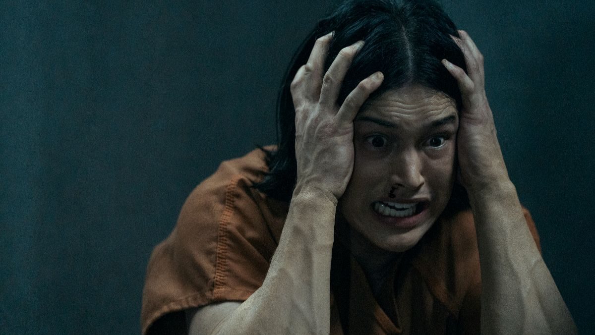 image of jordan holding his head in shock in gen v season 2