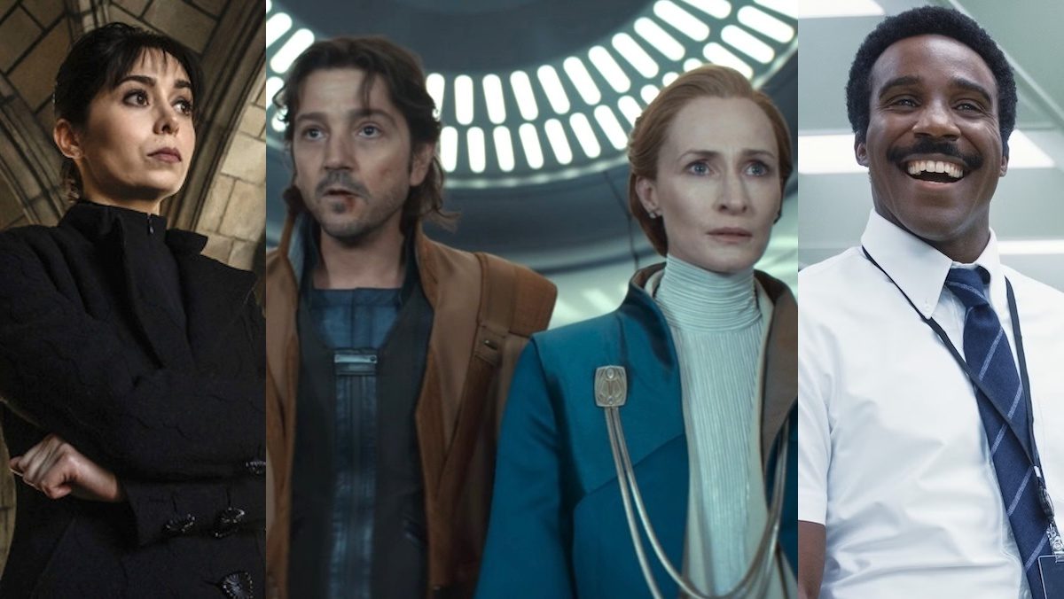 Cristin Millioti in The Penguin split with Andor and Mon Mothma and Tramell Tillman Severance, all three shows won Emmys at the 2025 Emmy Awards