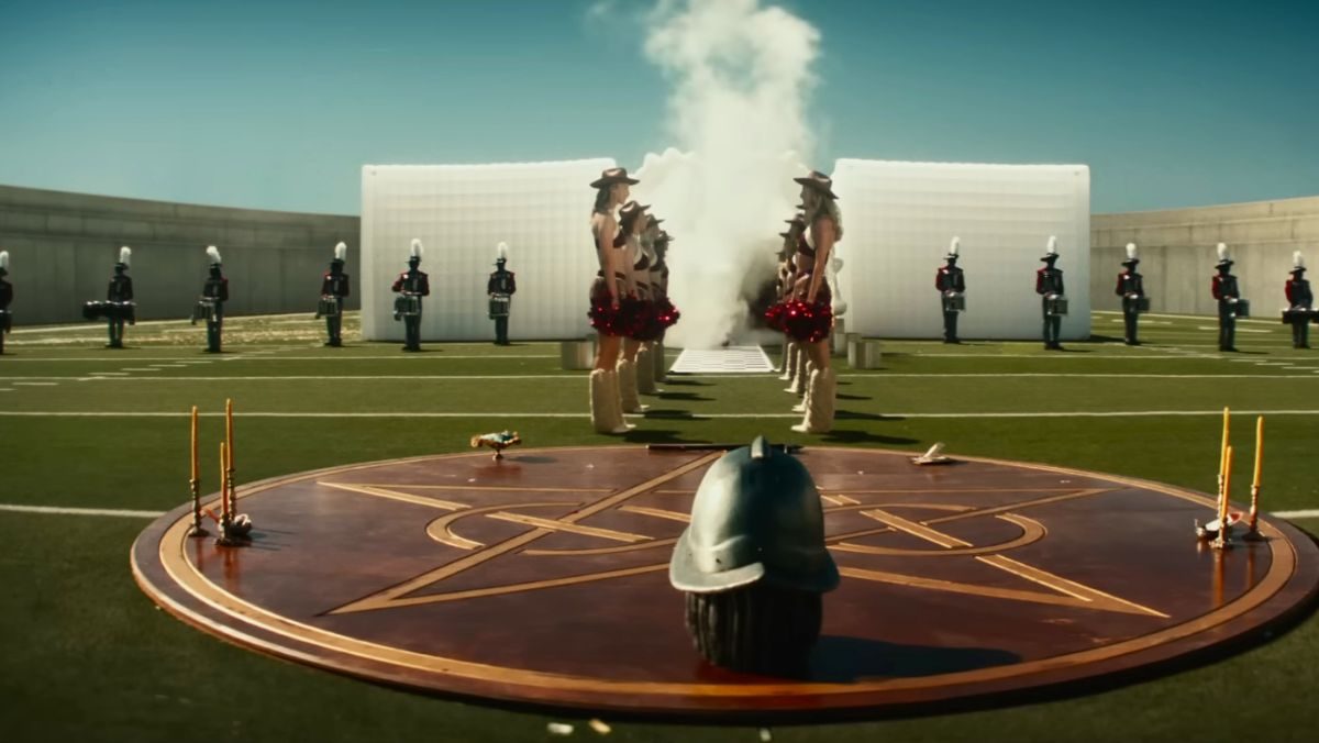Him movie Ending explained - the him ritual field