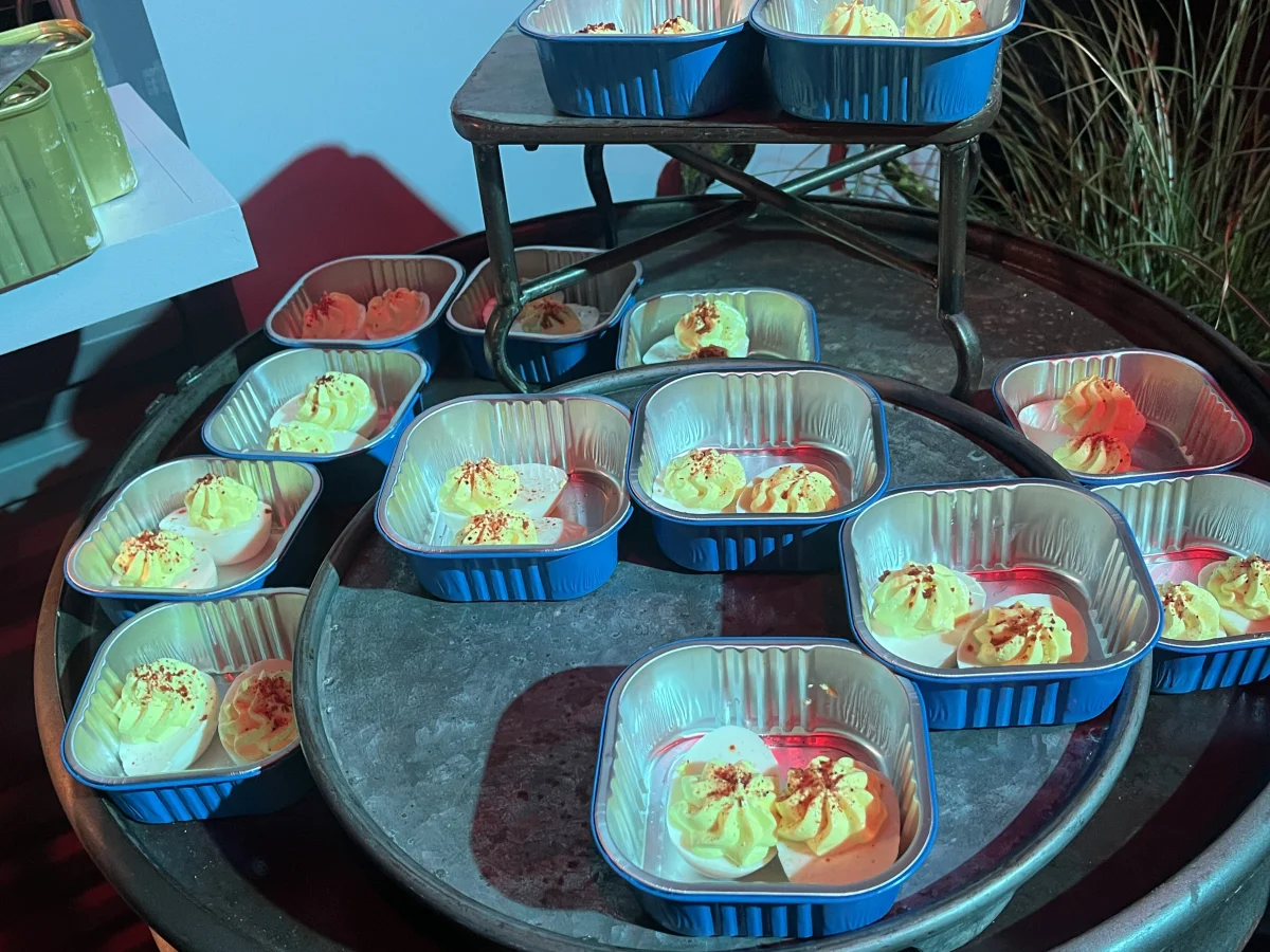 best Halloween Horror Nights 2025 food Universal Orlando Fallout Deviled eggs