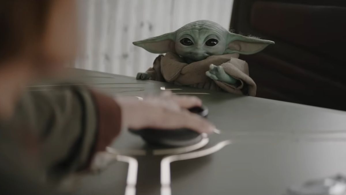 baby yoda from the mandalorian and grogu trailer