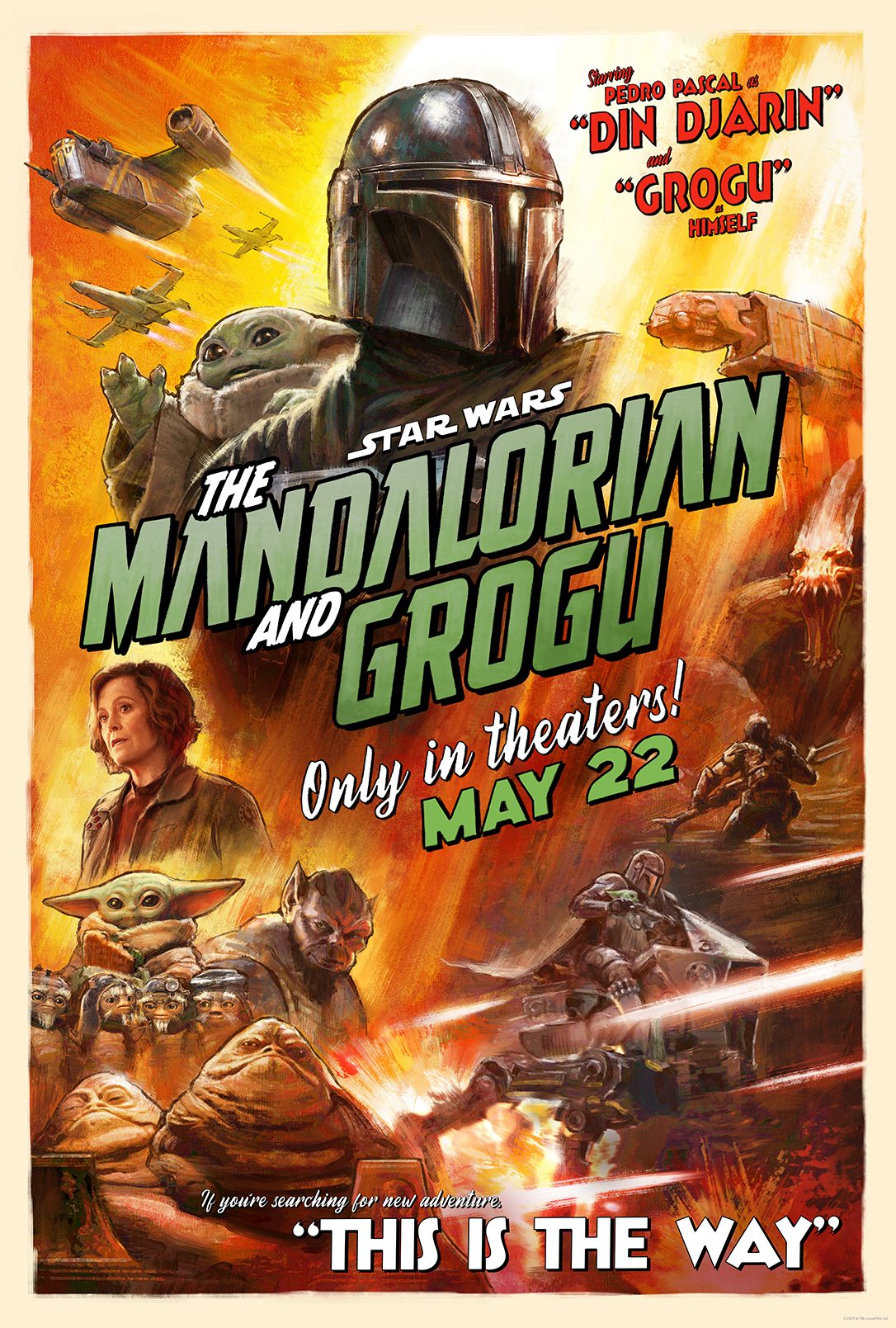 The Mandalorian and Grogu poster