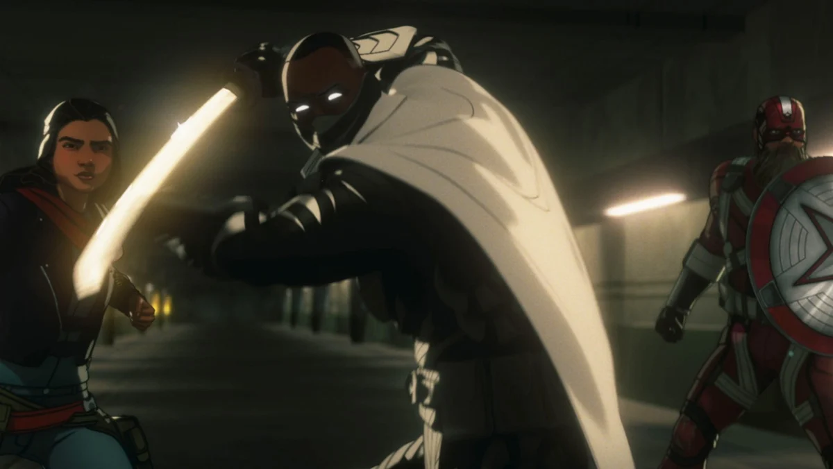 Blade Knight, la versión Marvel Zombies de Blade mezclada con Moon Knight.