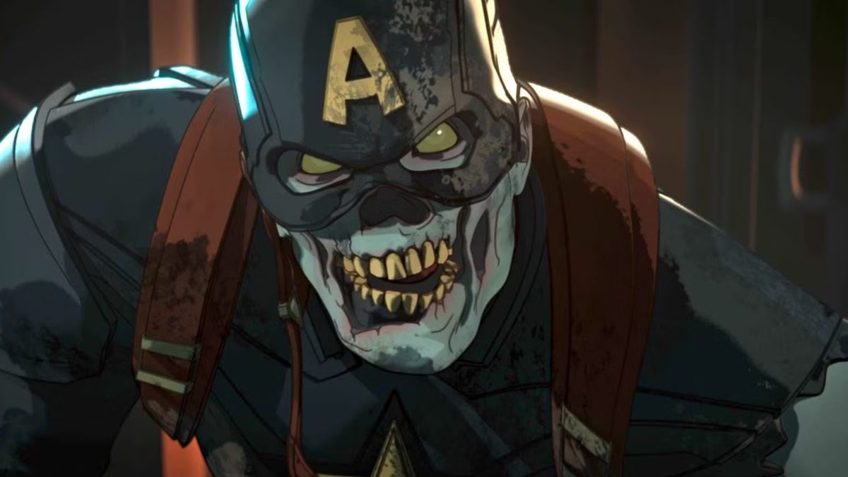 The undead Captain America in Marvel Zombies.