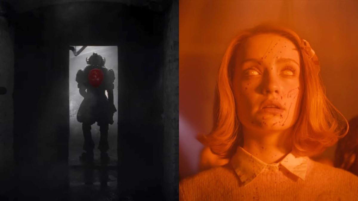 welcome to derry trailer images of pennywise and levitating woman