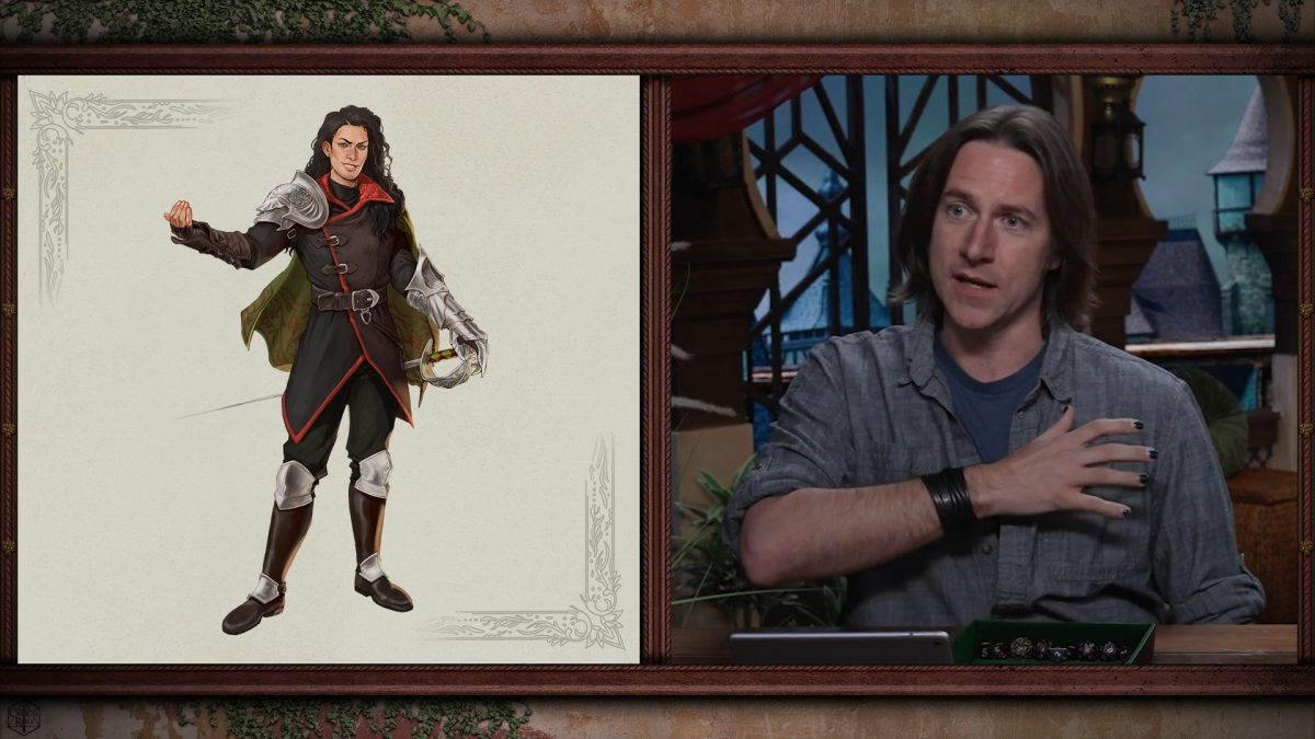 Matt Mercer and his critical role campaign 4 character Sir Julien Davinos