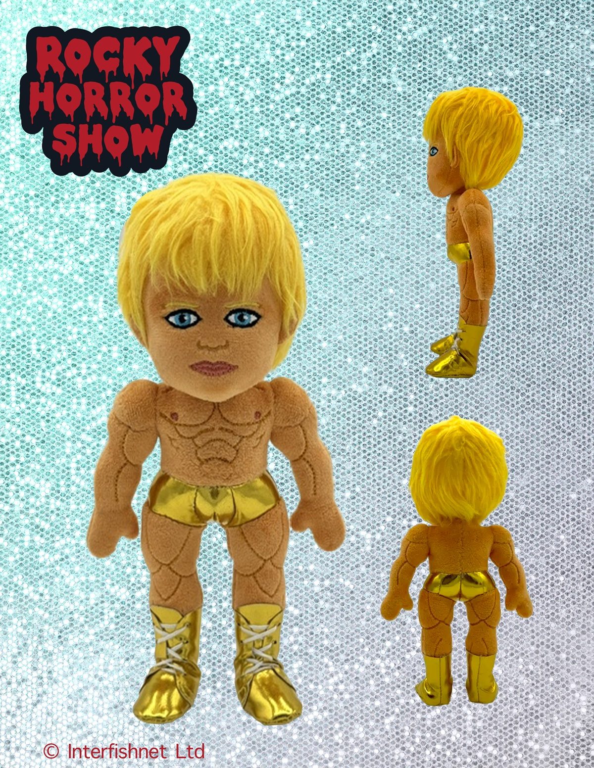 The Rocky Horror Show plushie of Rocky.