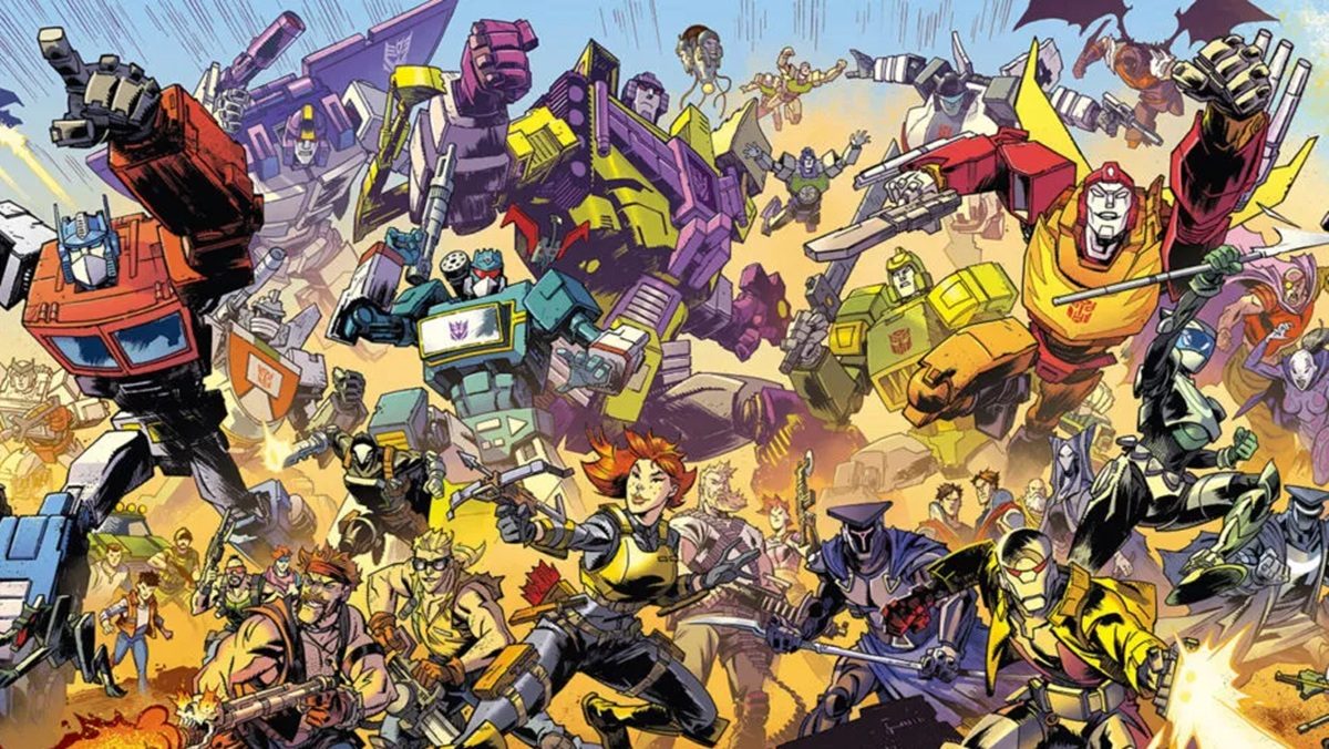 The Transformers, G.I. Joe, and Void Rivals characters from Energon Universe.